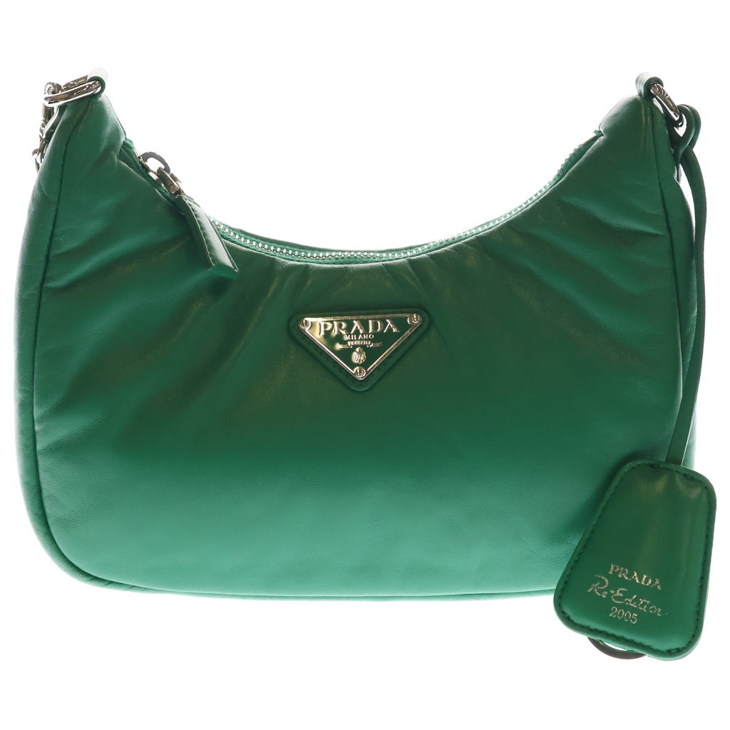 PRADA(プラダ) Re-Edition 2005 リエディション サフィアーノレザー 2WAY ショルダー バッグ グリーン 1BH204 レディース