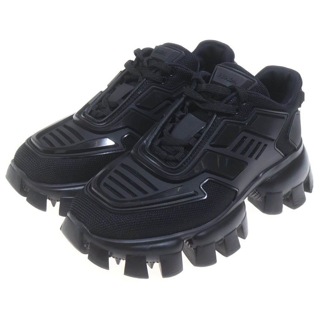 PRADA(プラダ) Cloudbust Thunder knit fabric sneakers クラウドバスト サンダー ニットファブリック ローカットスニーカー シューズ ブラック レディース 819