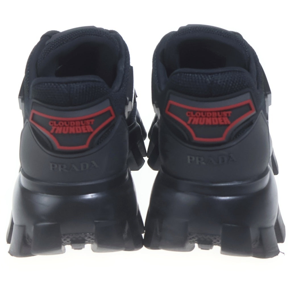 PRADA(プラダ) Cloudbust Thunder knit fabric sneakers クラウドバスト サンダー ニットファブリック ローカットスニーカー シューズ ブラック レディース 819