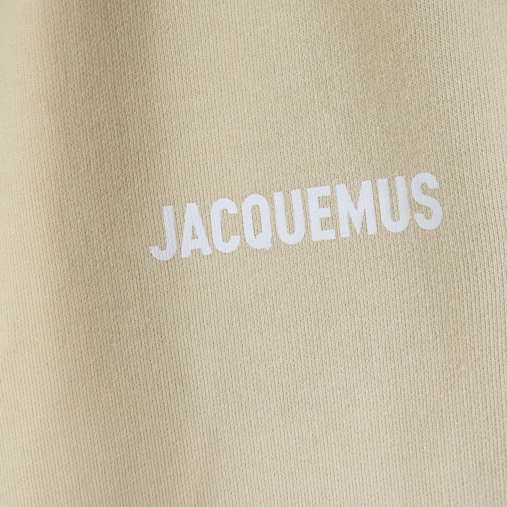 JACQUEMUS(ジャックムス) ロゴプリント テーパードスウェットパンツ ベージュ 22H226JS081-2210ー950 レディース