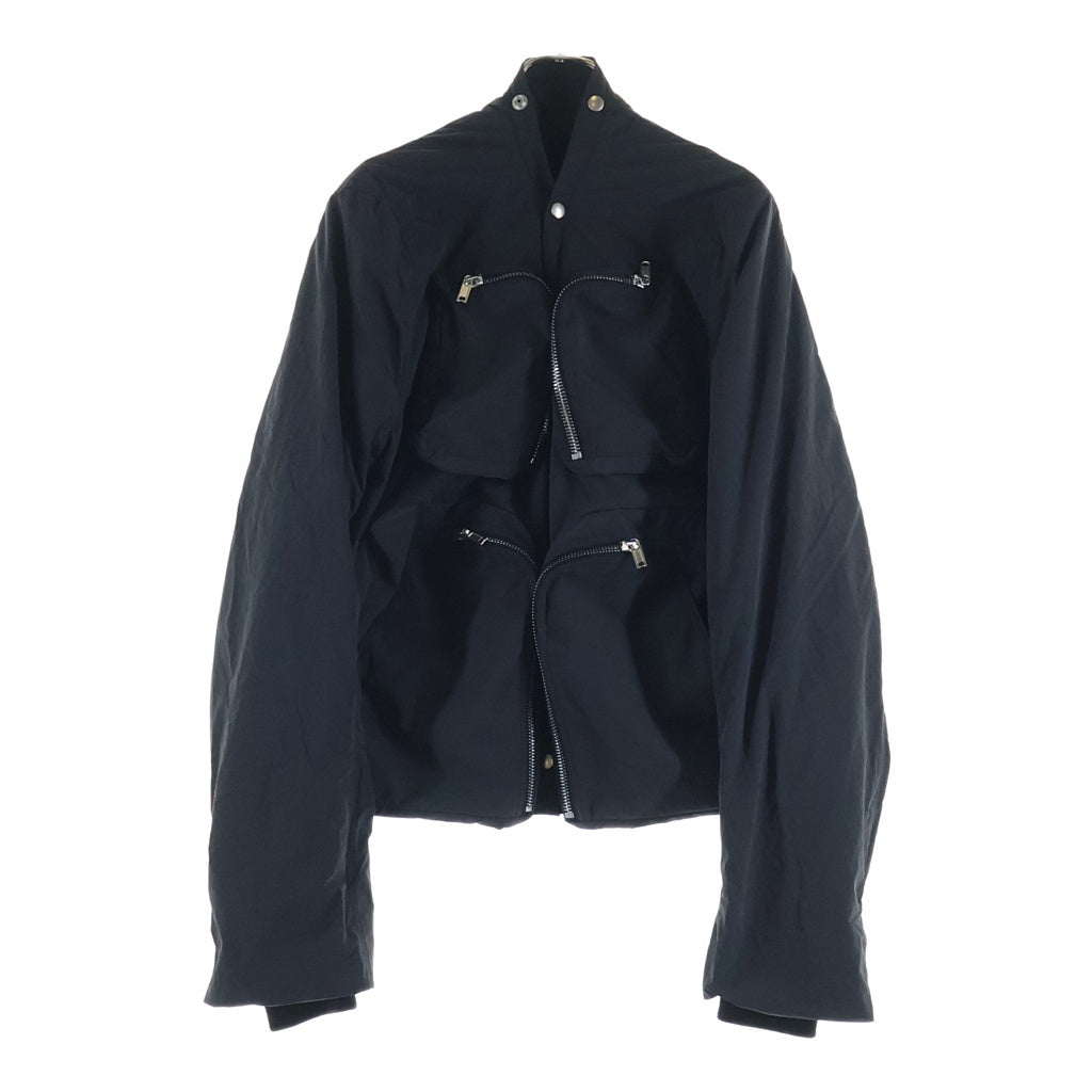 Rick Owens(リックオウエンス) 25AW CARGO JACKET カーゴジャケット ジップアップブルゾン ブラック RU02E1762-MT