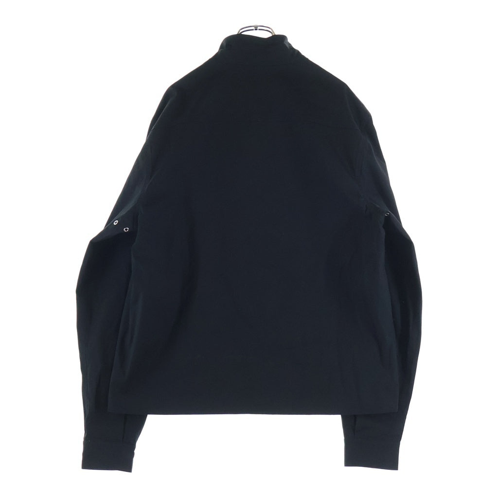 Rick Owens(リックオウエンス) LPM JK コットンスタンドカラーハイネックジャケット RU01F2740-TE ブラック
