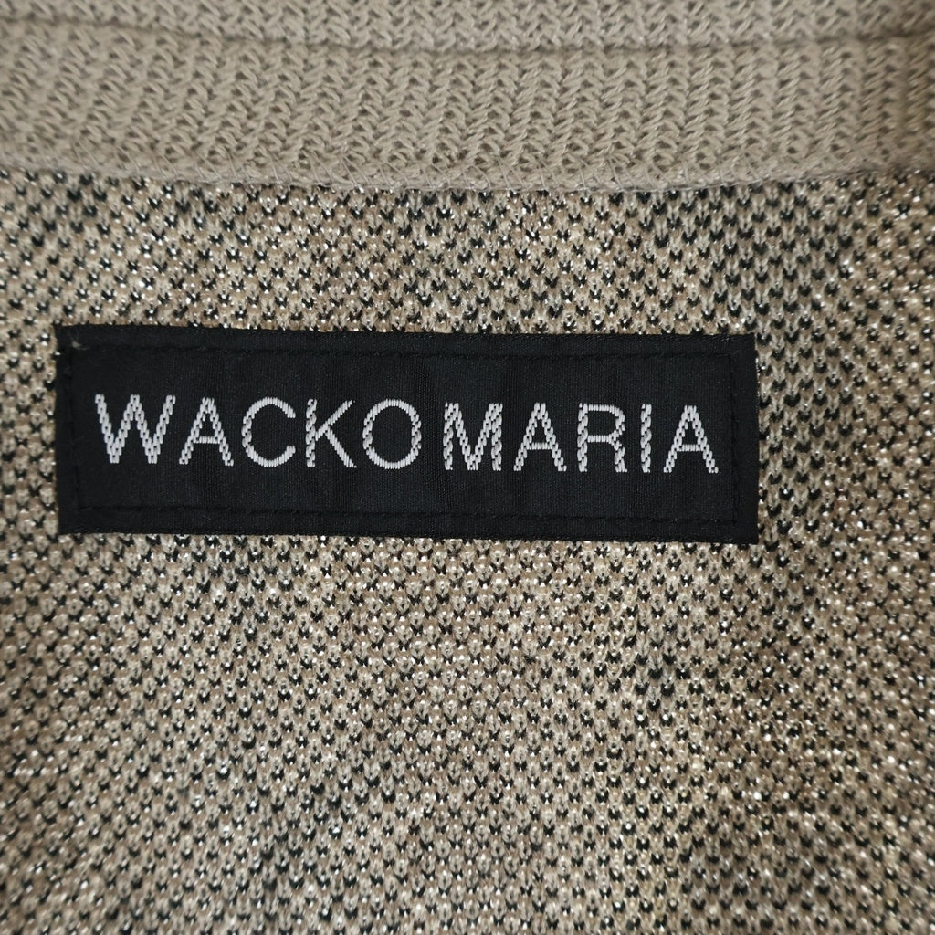 WACKO MARIA(ワコマリア) 26SS DIGTALCAMO JACQUARD CADIGAN デジタルカモシャガードカーディガン ベージュ 26SS-WMK-KN12