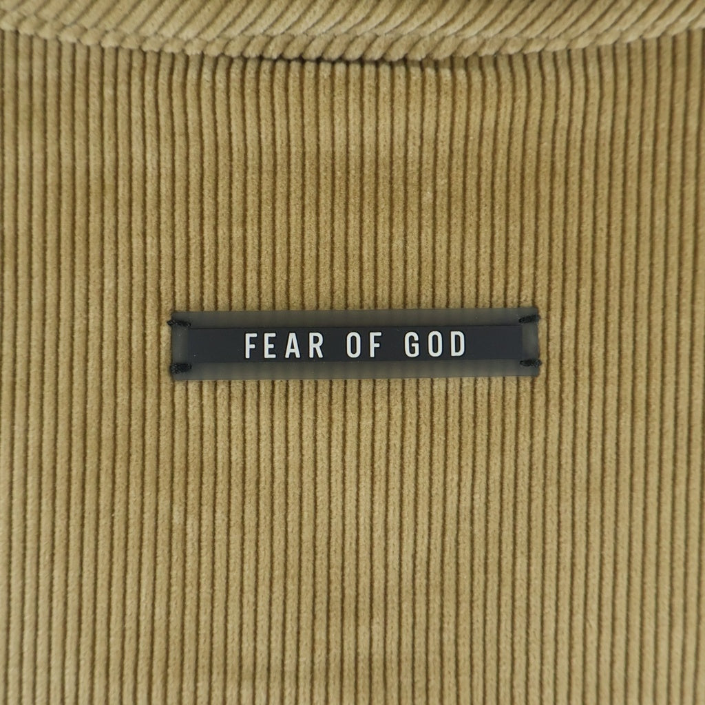 FEAR OF GOD(フィアオブゴッド) ノースリーブ コーデュロイコットンベスト ブラウン