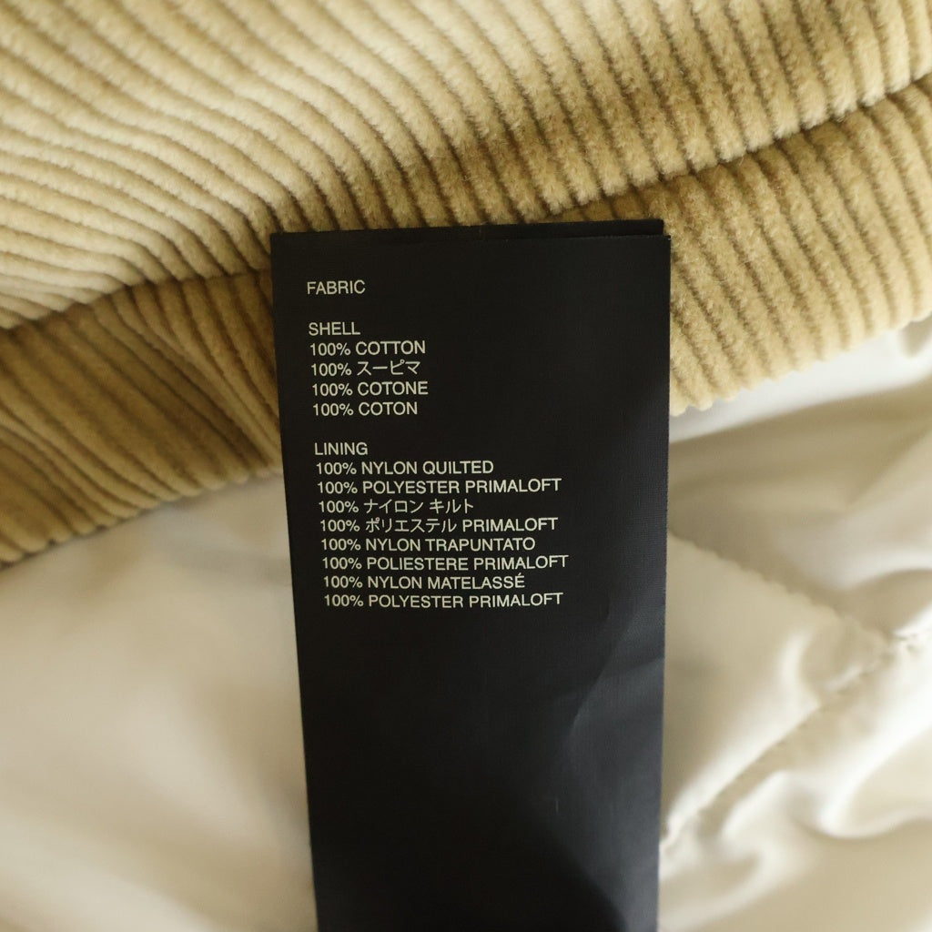 FEAR OF GOD(フィアオブゴッド) ノースリーブ コーデュロイコットンベスト ブラウン