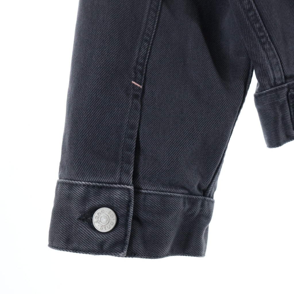 Acne Studios(アクネ ストゥディオズ) 23AW オーバーサイズ リラックスフィット デニムジャケット ダークグレー FN-UX-OUTW000033