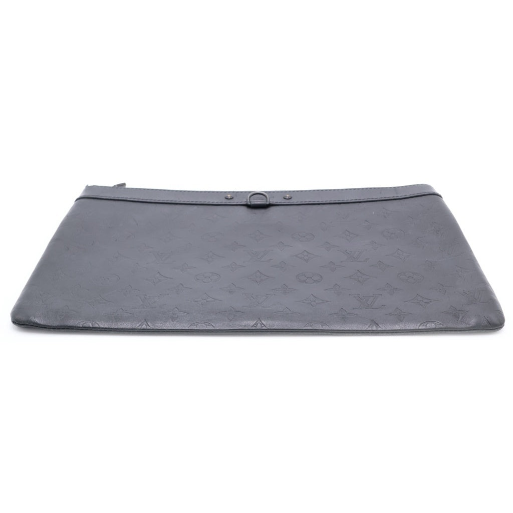 LOUIS VUITTON(ルイヴィトン) モノグラム シャドウ ディスカバリー クラッチバッグ ブラック M62903 レディース