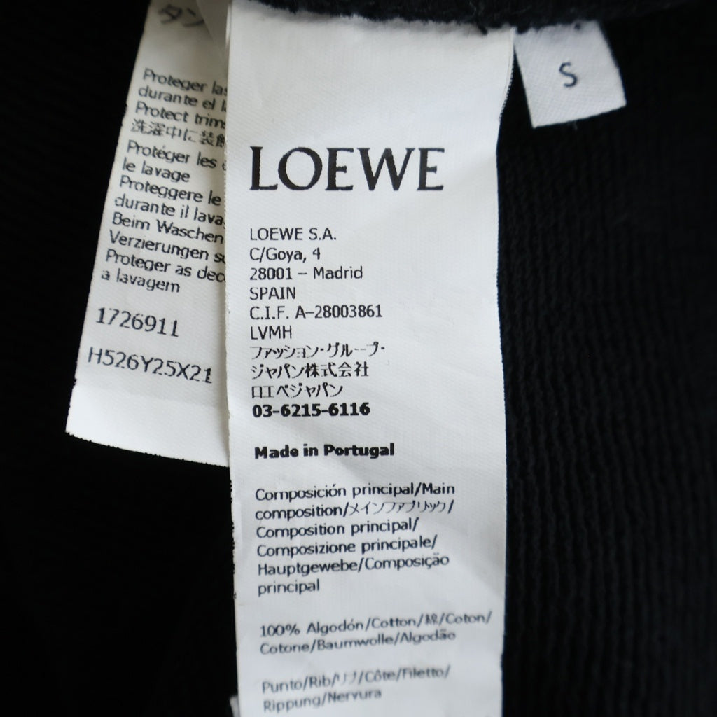 LOEWE(ロエベ) ANAGRAM PATCH POCKET HOODIE アナグラム レザーパッチ