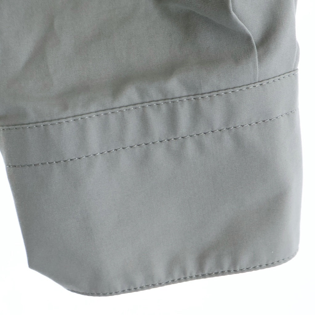HERMES(エルメス) BOXY FIT OVERLAP POCKET COTTON SHIRT ボクシーフィット コットン長袖シャツ グレー H466100H2