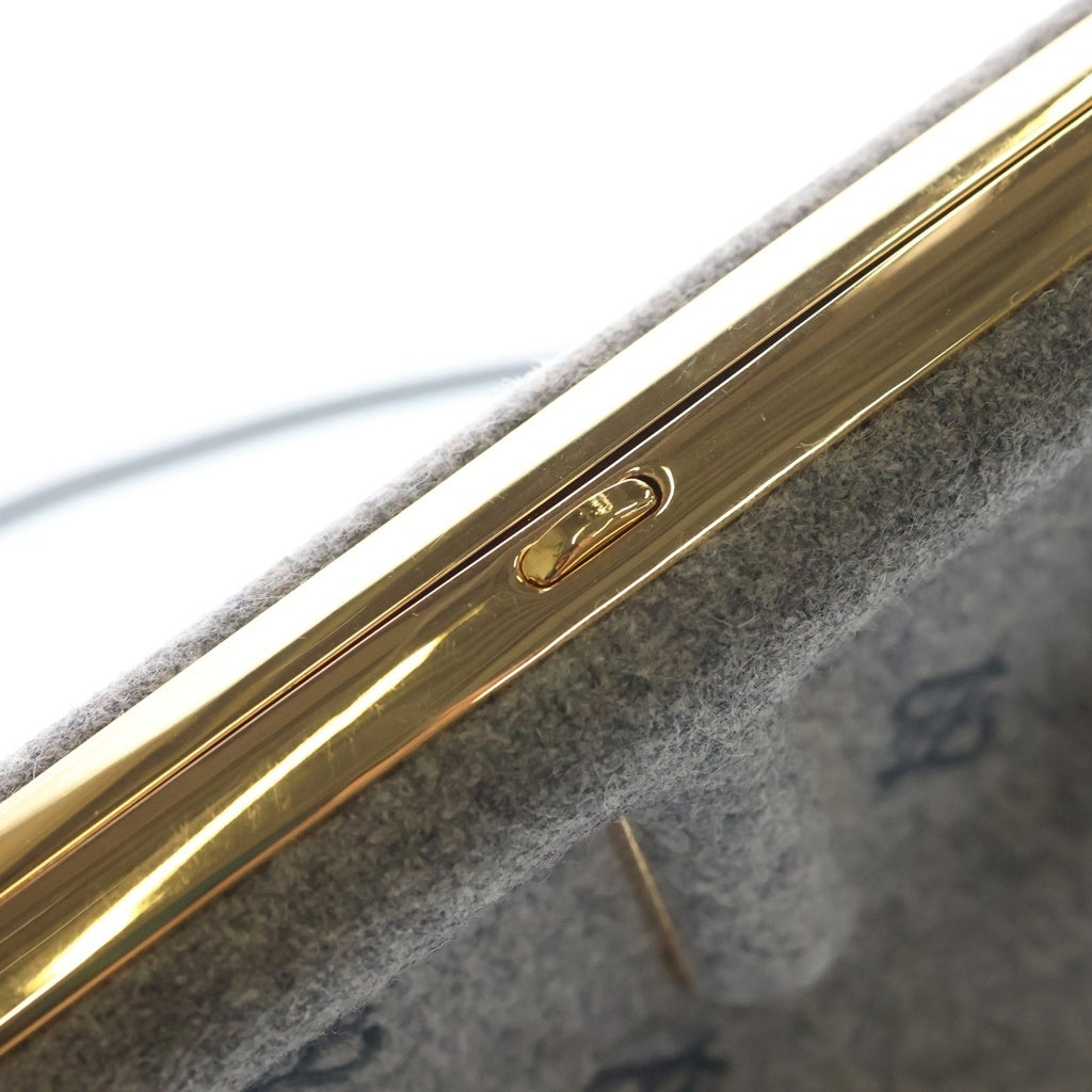 FENDI(フェンディ) ファースト スモール フランネル 2way クラッチ ショルダーバッグ グレー 8BP127 レディース