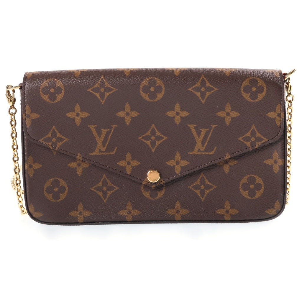 LOUIS VUITTON(ルイヴィトン) ポシェット・フェリシー モノグラム チェーンショルダーバック ブラウン M81896 レディース