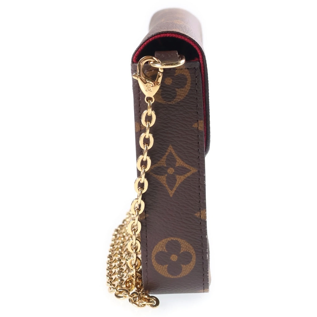 LOUIS VUITTON(ルイヴィトン) ポシェット・フェリシー モノグラム チェーンショルダーバック ブラウン M81896 レディース