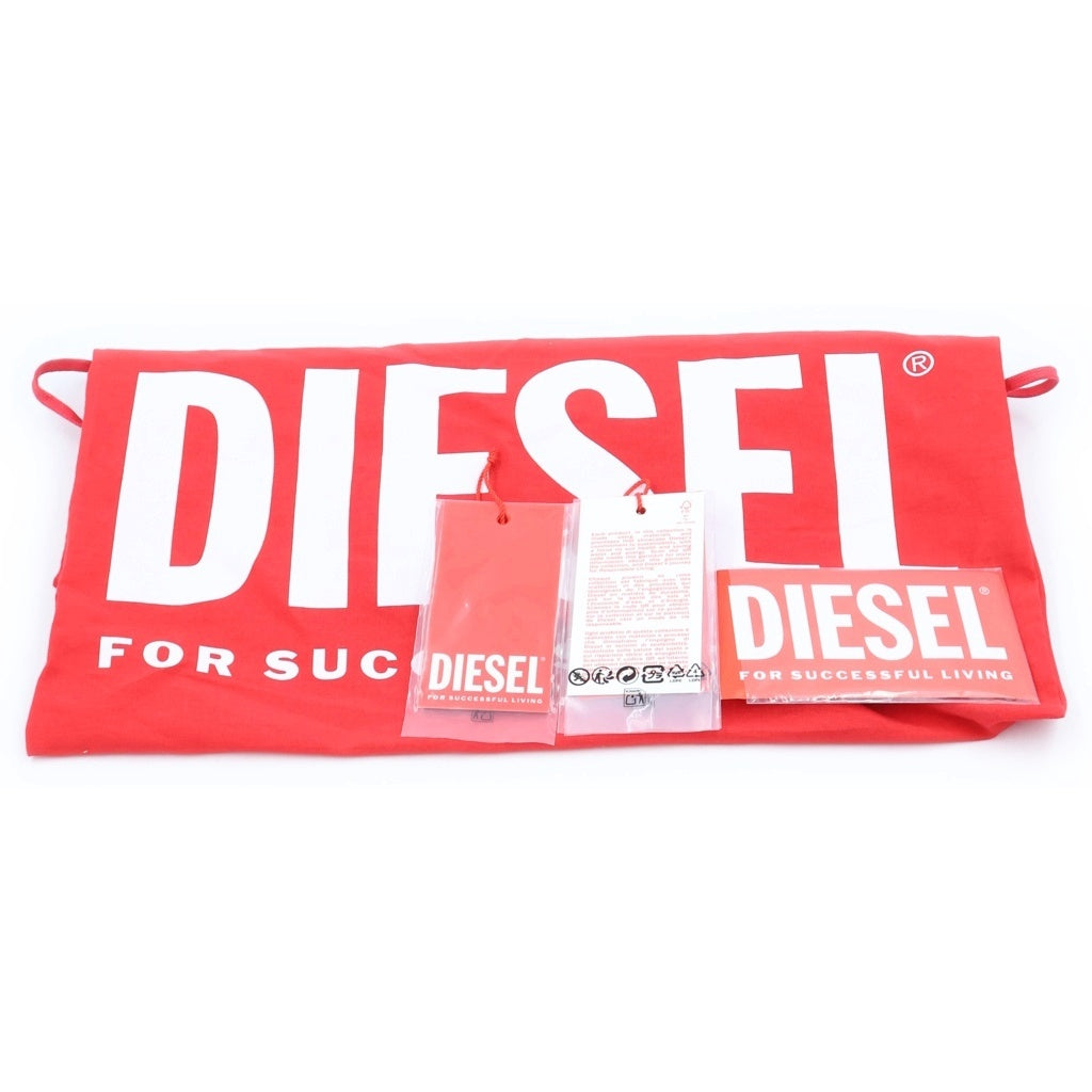 DIESEL(ディーゼル) D-LINE HOBO ホーボー カウレザー 2WAY ハンドショルダーバッグ ブラック X10729P9074 レディース