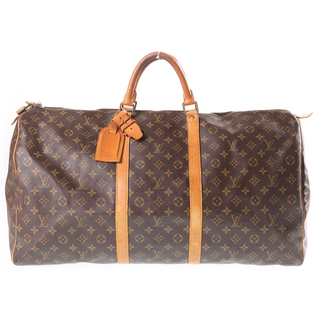 LOUIS VUITTON(ルイヴィトン) モノグラム キーポル60 PVC レザー ボストンバッグ ハンドバッグ ブラウン M41422 レディース