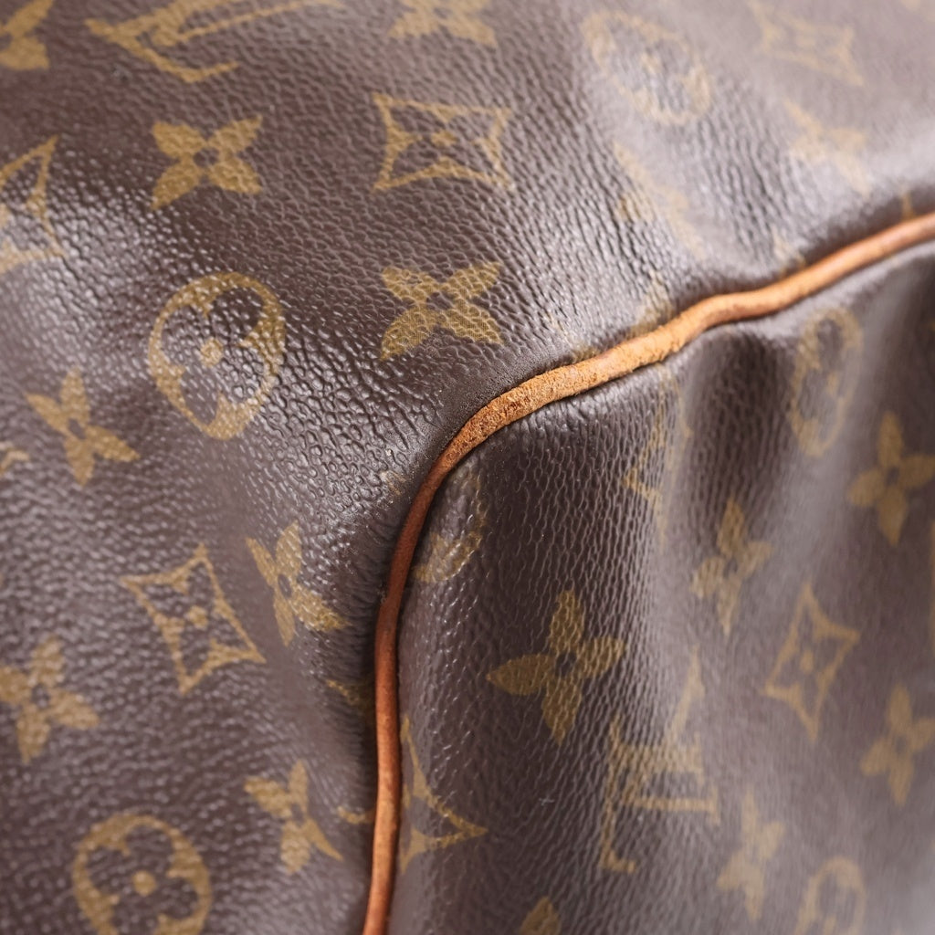 LOUIS VUITTON(ルイヴィトン) モノグラム キーポル60 PVC レザー ボストンバッグ ハンドバッグ ブラウン M41422 レディース