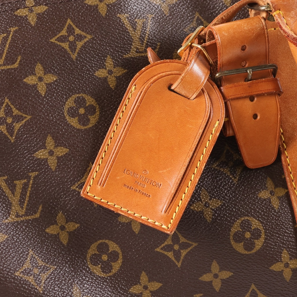 LOUIS VUITTON(ルイヴィトン) モノグラム キーポル60 PVC レザー ボストンバッグ ハンドバッグ ブラウン M41422 レディース