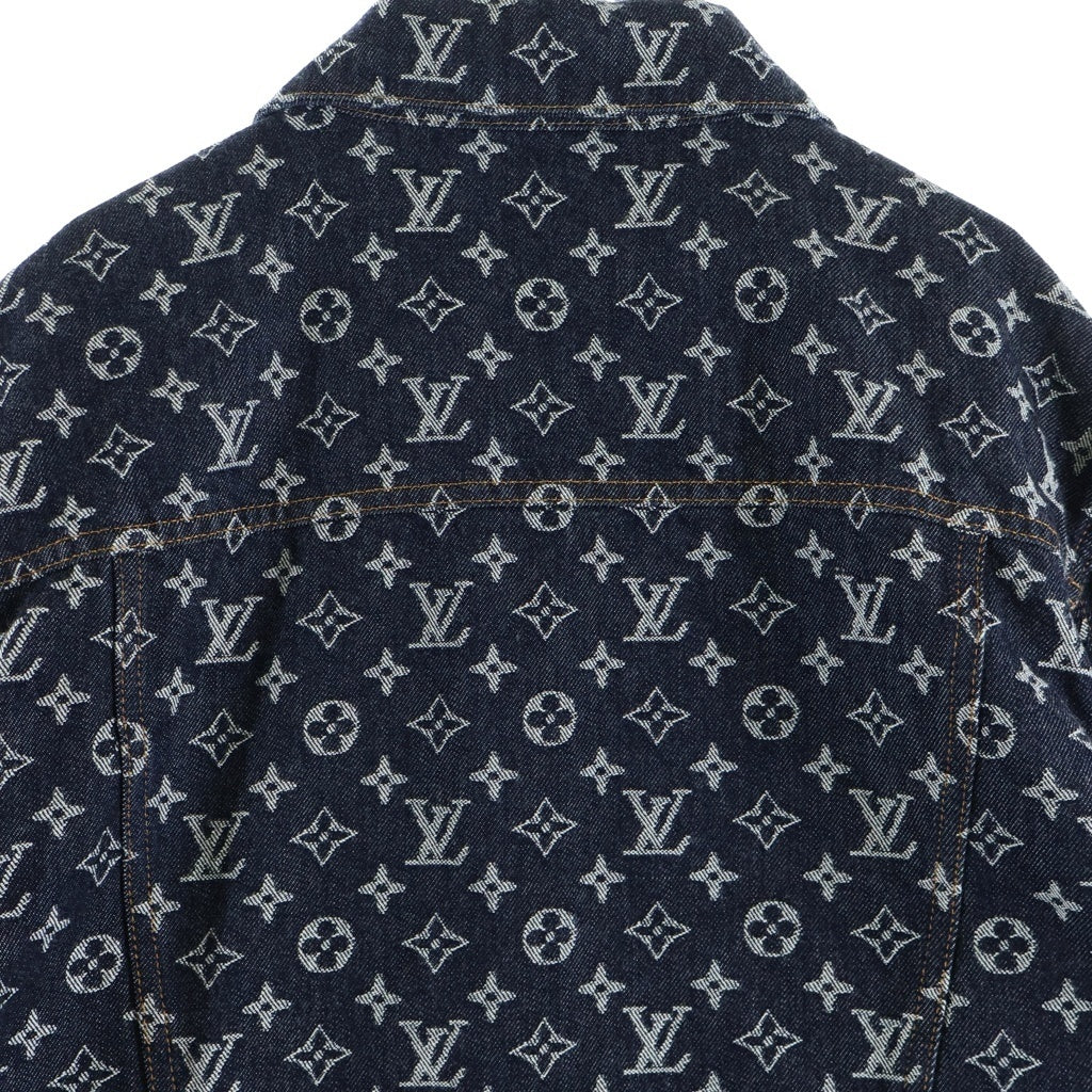 LOUIS VUITTON(ルイヴィトン) 24AW Monogram Jacquard Denim Jacket モノグラム ジャガードデニムジャケット インディゴ RM242M UZD HRA79W