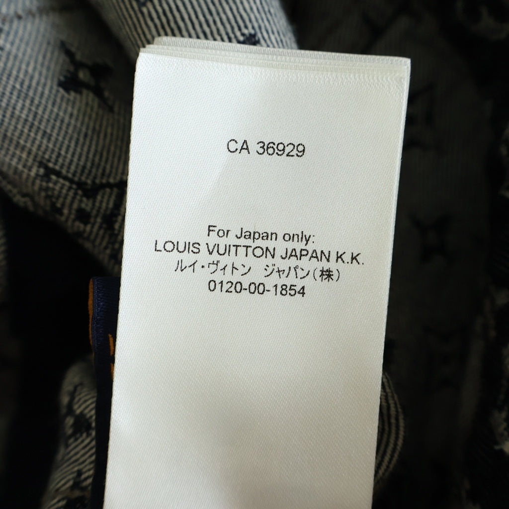LOUIS VUITTON(ルイヴィトン) 24AW Monogram Jacquard Denim Jacket モノグラム ジャガードデニムジャケット インディゴ RM242M UZD HRA79W