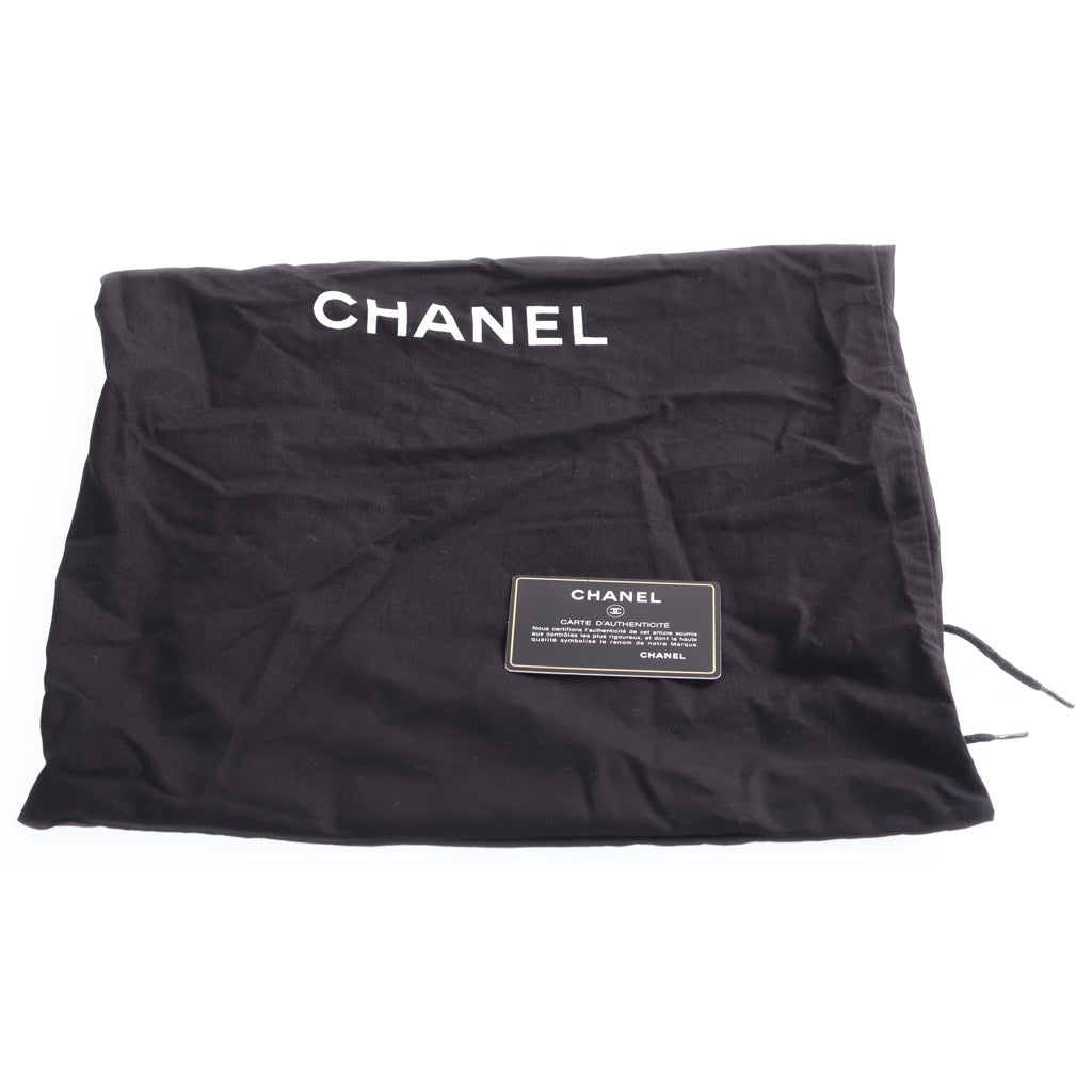 CHANEL(シャネル) ココマークエンブロイダリー ウールチェーンショルダーバッグ ブラック/レッド 26番台 レディース