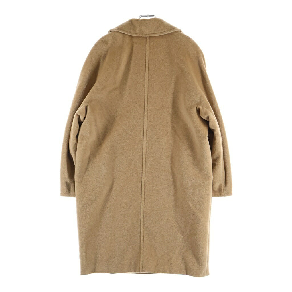 Max Mara(マックスマーラ) ダブルブレスト ロングコート レディース 銀タグ キャメル