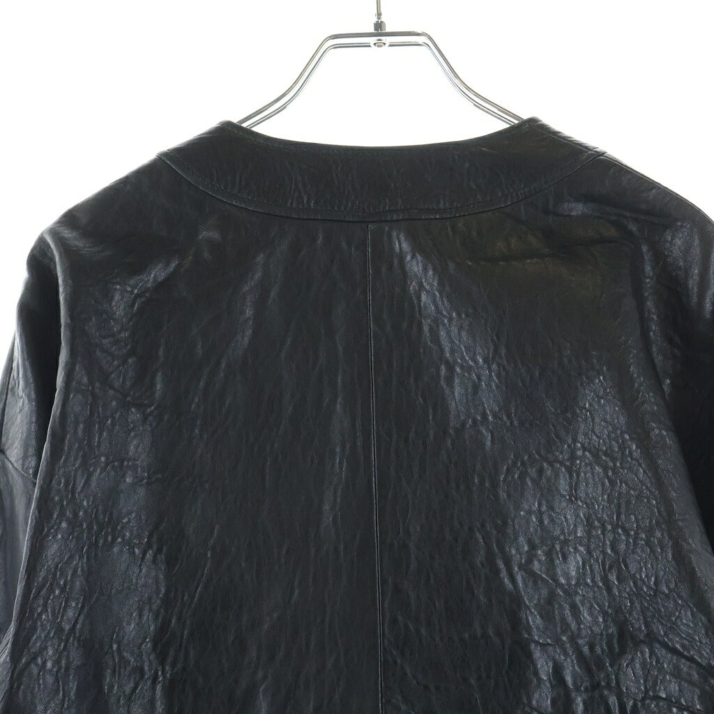GUCCI(グッチ) シェリーラインレザージャケット ブラック レディース 547357 XN681