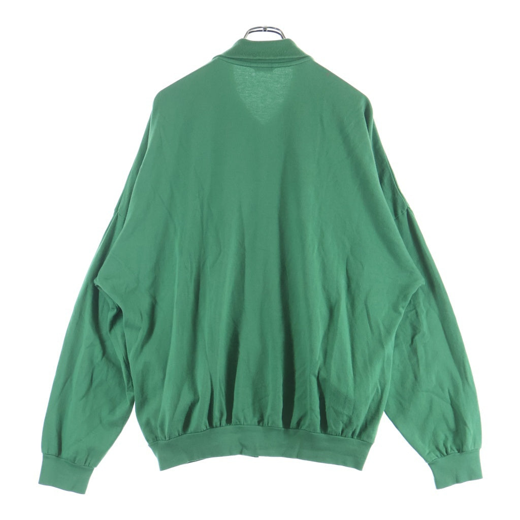 AURALEE(オーラリー) 25AW SUPER HIGH GAUGE SWEAT ZIP BLOUSON スーパーハイゲージ スウェット ジップアップブルゾン A25AB01CU グリーン
