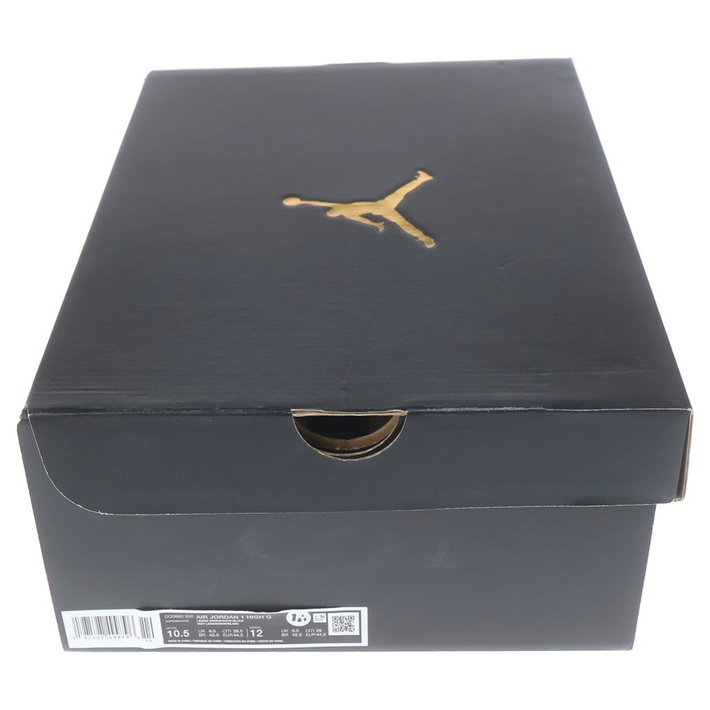 NIKE(ナイキ) AIR JORDAN 1 HIGH GOLF DQ0660-300 エアジョーダン1 ゴルフ ハイカットスニーカー US10.5/28.5cm グリーン/ホワイト