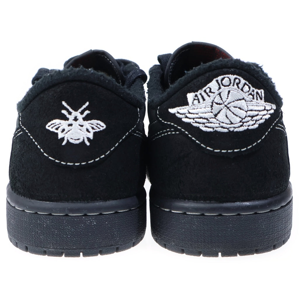 NIKE(ナイキ) ×TRAVIS SCOTT AIR JORDAN 1 LOW OG SP BLACK PHANTOM DM7866-001 エアジョーダン1 ブラックファントム ローカットスニーカー ブラック US8/26.0cm
