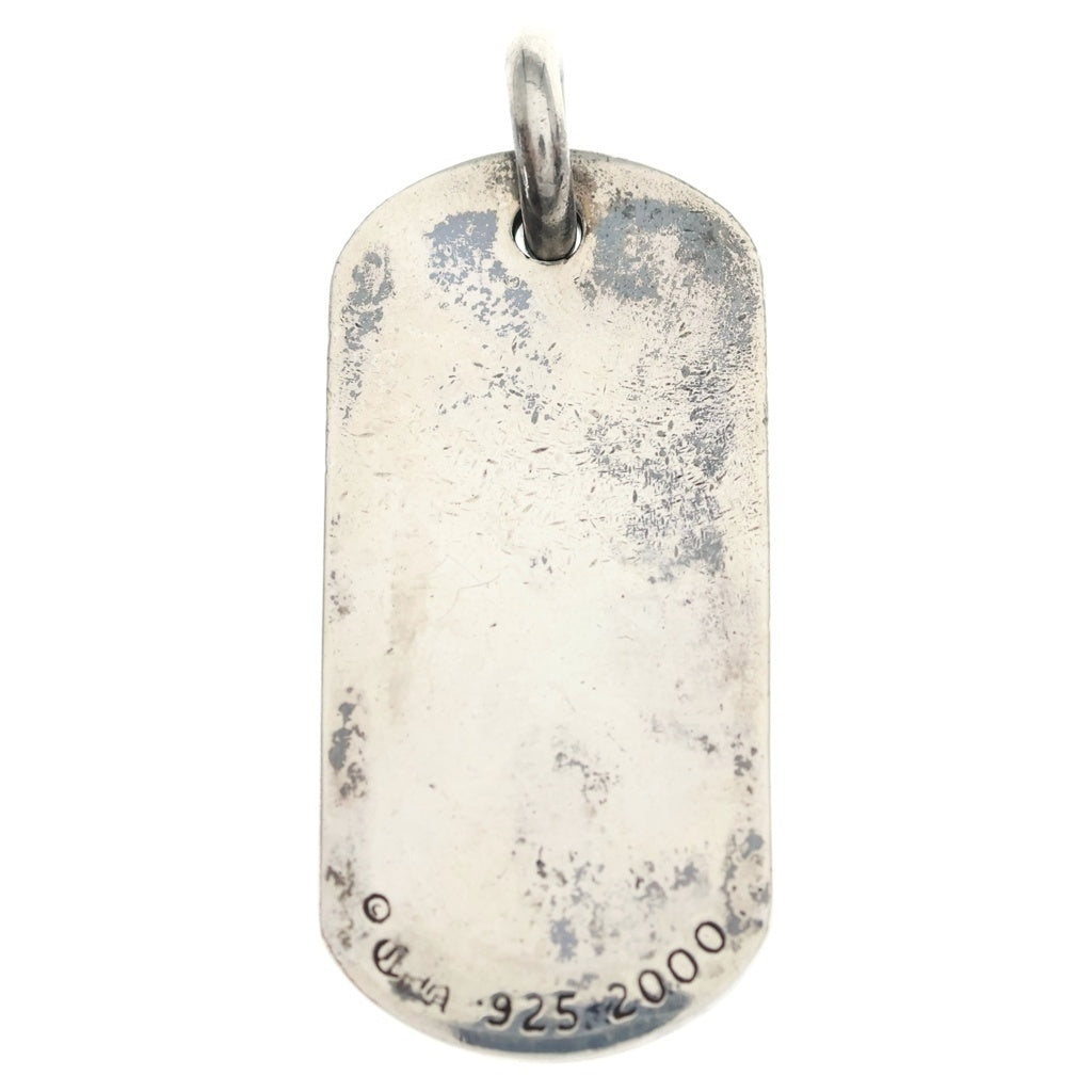CHROME HEARTS(クロムハーツ) RAISED STAR DOGTAG レイズドスタードッグタグ LA限定 シルバーネックレストップ