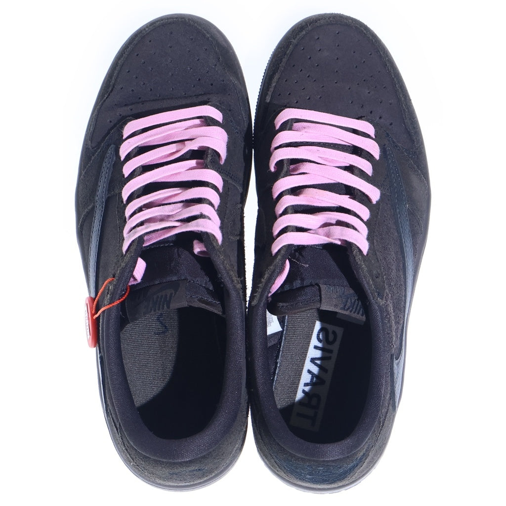 NIKE(ナイキ) ×TRAVIS SCOTT AIR JORDAN 1 LOW OG SP VELVET BROWN DM7866-202 トラヴィススコット エアジョーダン1 ベルベットブラウン ローカットスニーカー US9/27.0cm