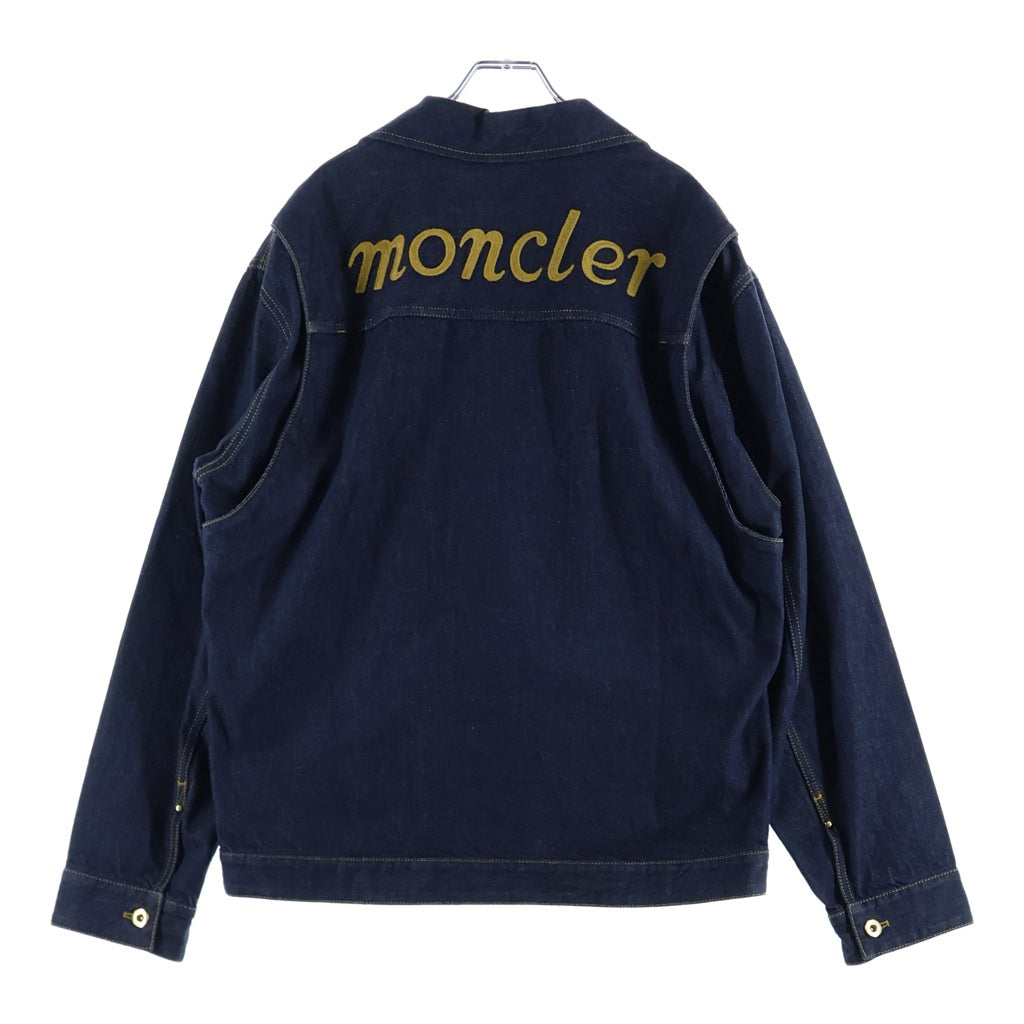 MONCLER GENIUS(モンクレール ジーニアス) 25SS ×メルセデスベンツ フロントジップアップジャケット デニムジャケット インディゴ K14011A00010 M5923