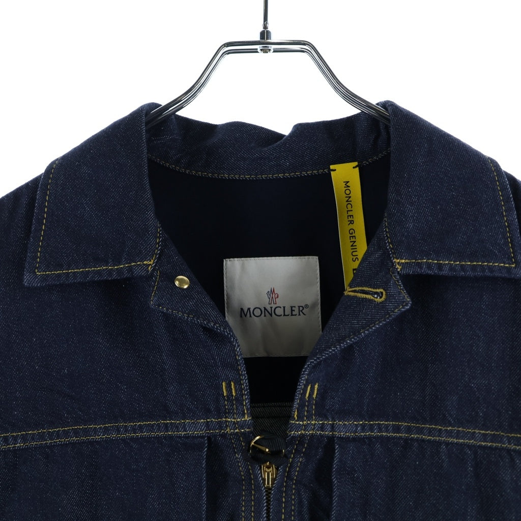 MONCLER GENIUS(モンクレール ジーニアス) 25SS ×メルセデスベンツ フロントジップアップジャケット デニムジャケット インディゴ K14011A00010 M5923