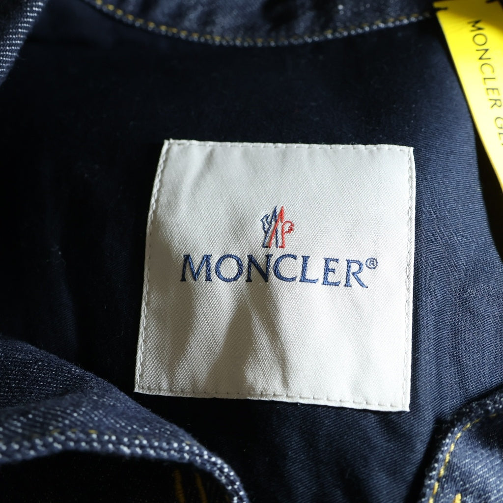 MONCLER GENIUS(モンクレール ジーニアス) 25SS ×メルセデスベンツ フロントジップアップジャケット デニムジャケット インディゴ K14011A00010 M5923