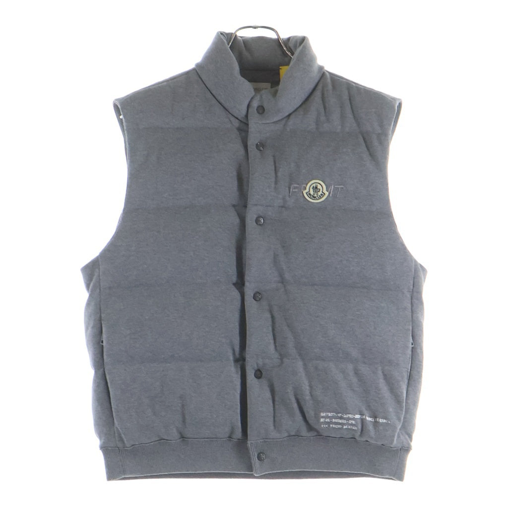 MONCLER GENIUS(モンクレール ジーニアス) ×FRGMT GILET TRICOT コットン ダウンベスト グレー K109U9I00001 M1367