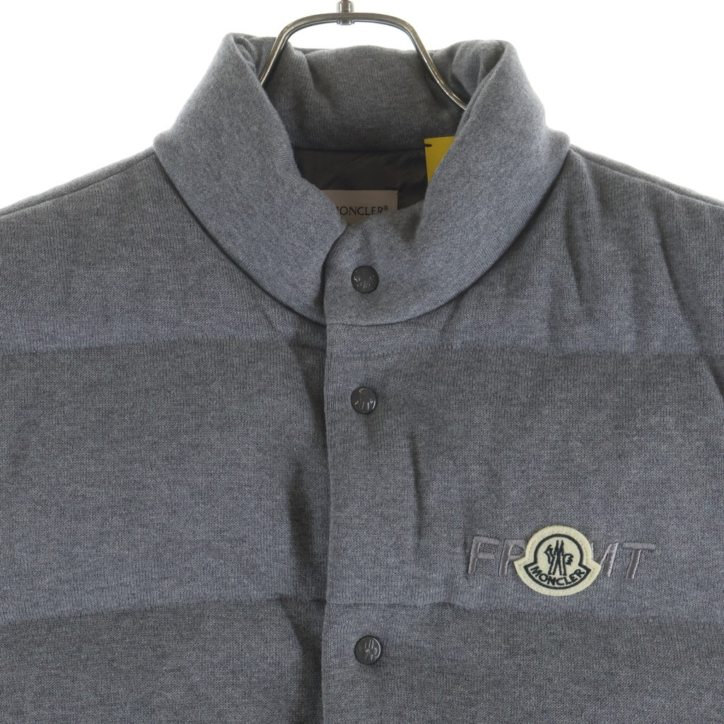 MONCLER GENIUS(モンクレール ジーニアス) ×FRGMT GILET TRICOT コットン ダウンベスト グレー K109U9I00001 M1367