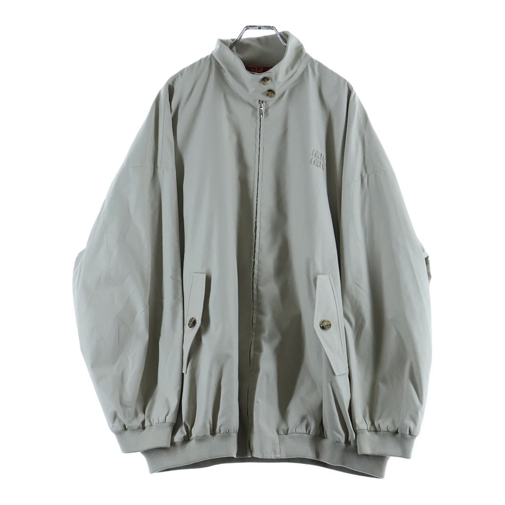 miumiu(ミュウミュウ) 25SS PANAMA COTTON JACKET パナマコットンジャケット ベージュ ML1267