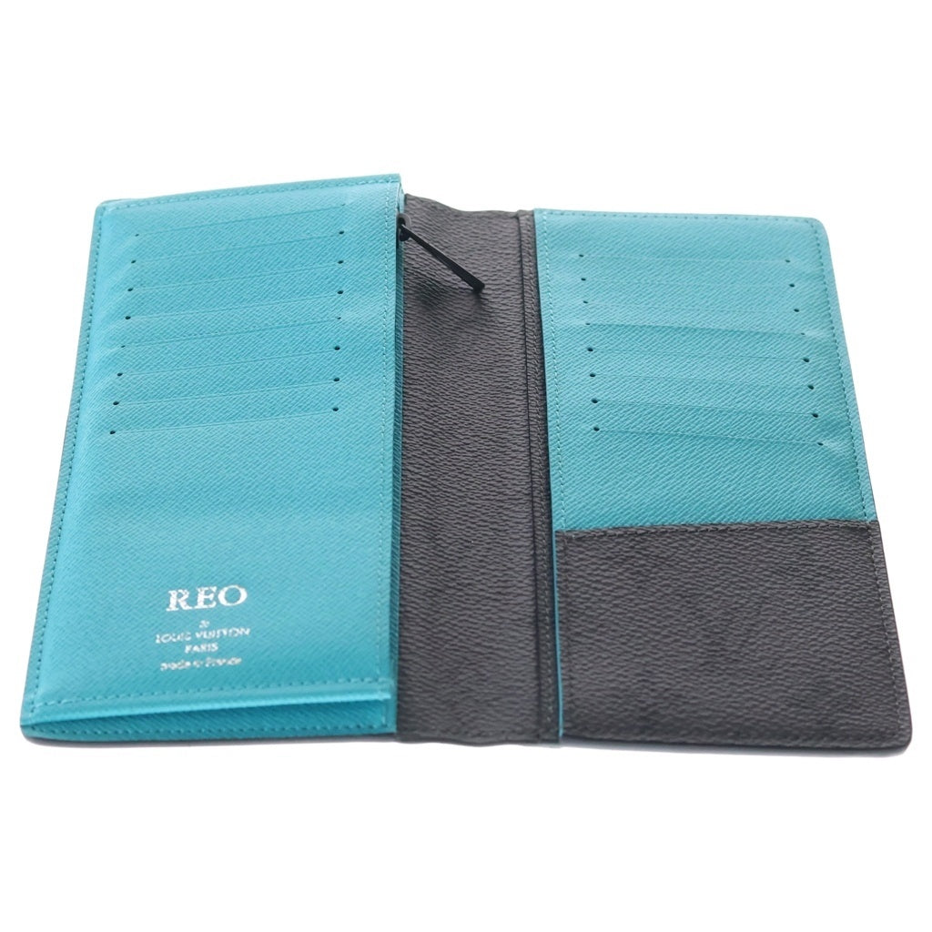 LOUIS VUITTON(ルイヴィトン) ポルトフォイユ ブラザ NM モノグラム エクリプス ウォレット 長財布 ターコイズ/グレー M11467 レディース