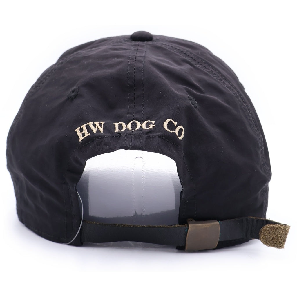 THE H.W.DOG&CO(ドッグアンドコー) ロゴ刺繍 6パネル キャップ 帽子 ブラック D-00012