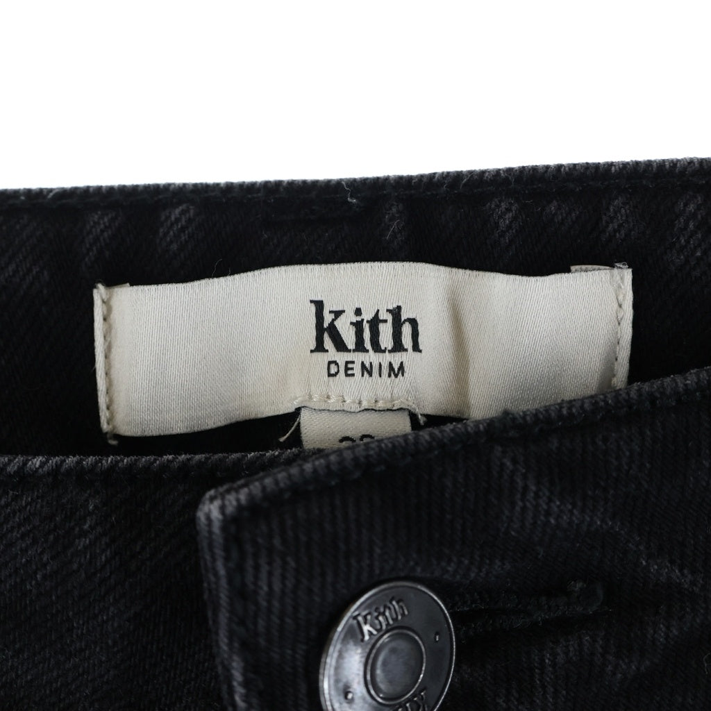 KITH(キス) ストレートデニムパンツ ブラック 24-030-060-0000-7-0