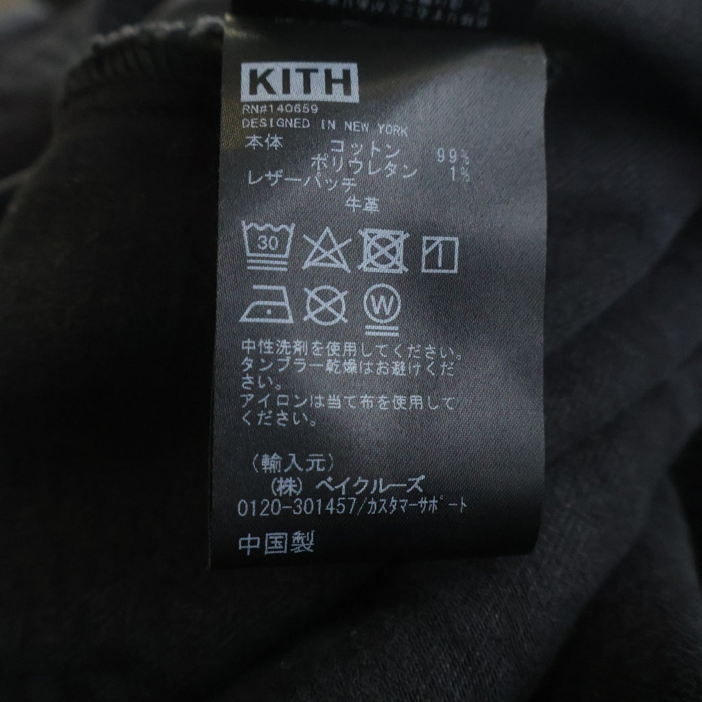 KITH(キス) コットン デニムジャケット ブラック 24-011-060-0002-7-0