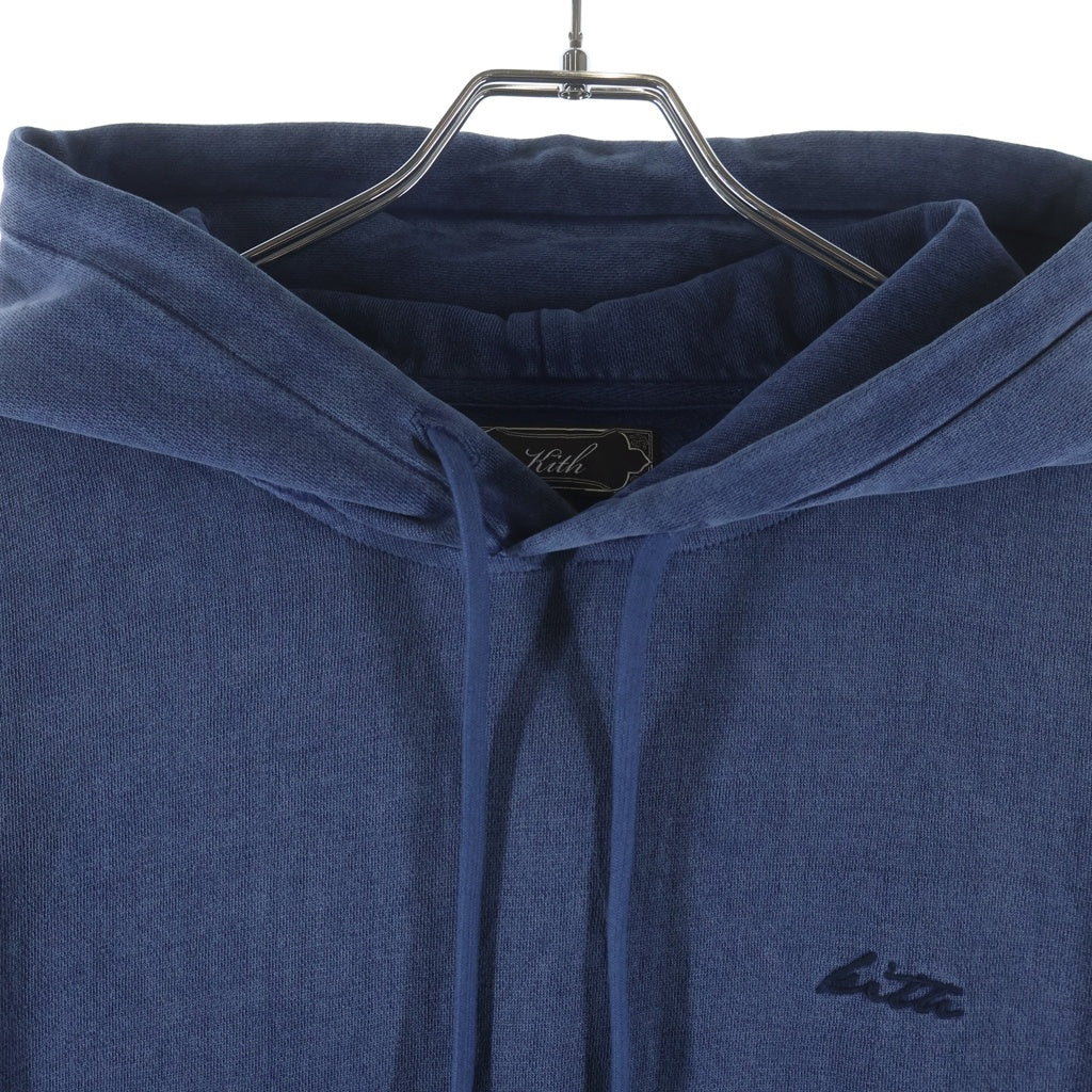 KITH(キス) Indigo Fleece Nelson Hoodie プルオーバーパーカー フーディー ネイビー 26-070-060-0032-1-0