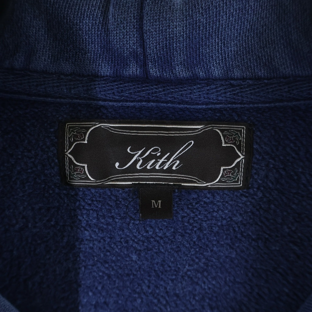 KITH(キス) Indigo Fleece Nelson Hoodie プルオーバーパーカー フーディー ネイビー 26-070-060-0032-1-0