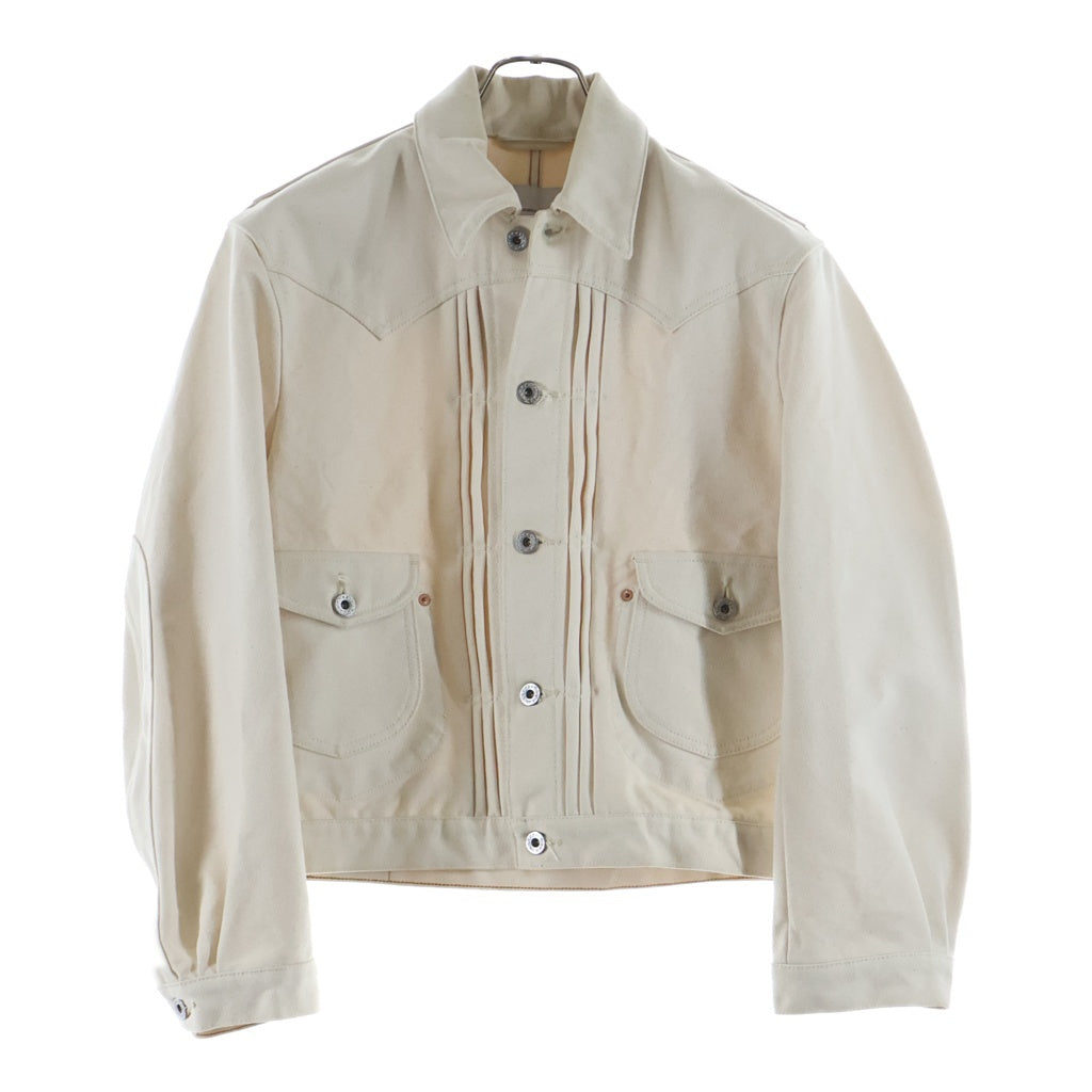 SUGARHILL(シュガーヒル) 23SS フロントスナップデニムジャケット 23SSJK03 ホワイト