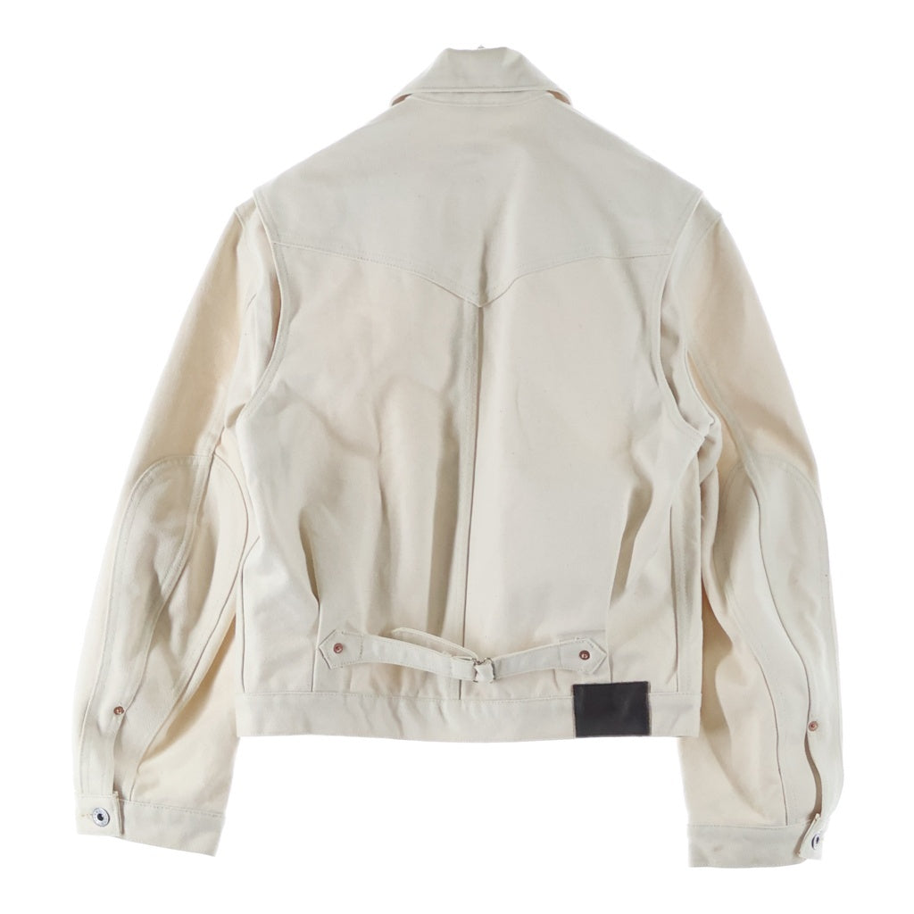 SUGARHILL(シュガーヒル) 23SS フロントスナップデニムジャケット 23SSJK03 ホワイト