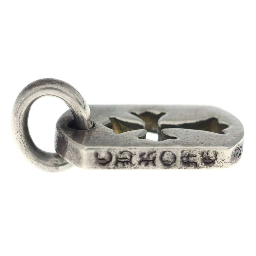 CHROME HEARTS(クロムハーツ) DT TNY CO CRS タイニーカットアウトクロスドッグタグ チャーム ペンダントトップ シルバー BCA252