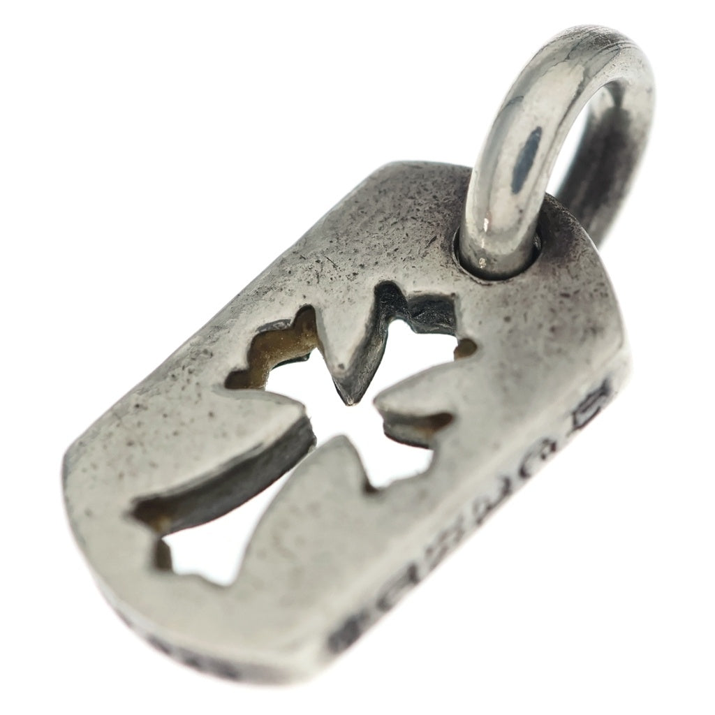 CHROME HEARTS(クロムハーツ) DT TNY CO CRS タイニーカットアウトクロスドッグタグ チャーム ペンダントトップ シルバー BCA252