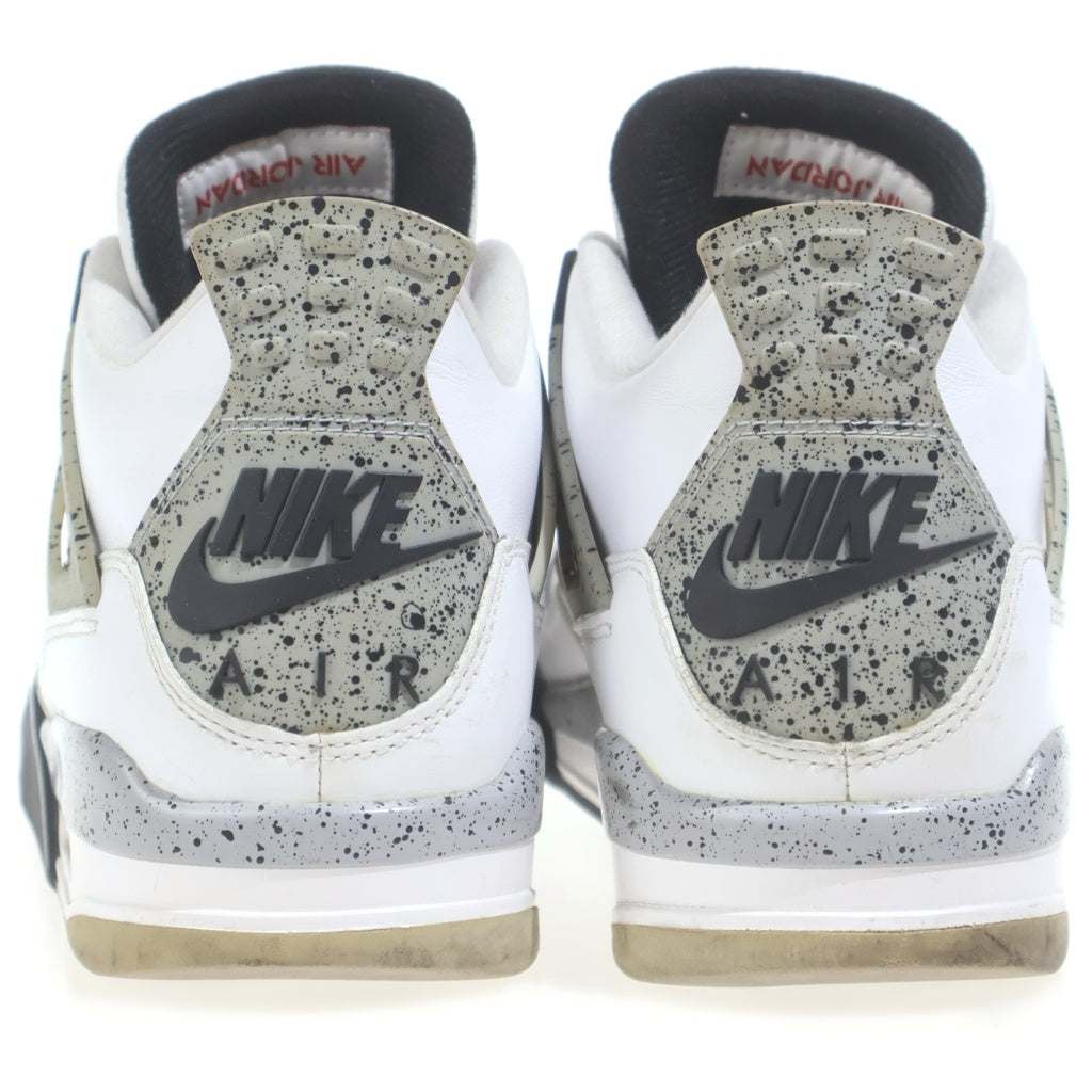 NIKE(ナイキ) 【観賞用 2015年製】 AIR JORDAN 4 RETRO OG WHITE CEMENT 840606-192 エアジョーダン 4 レトロ ホワイトセメント ハイカットスニーカー ホワイト US9.5/27.5cm