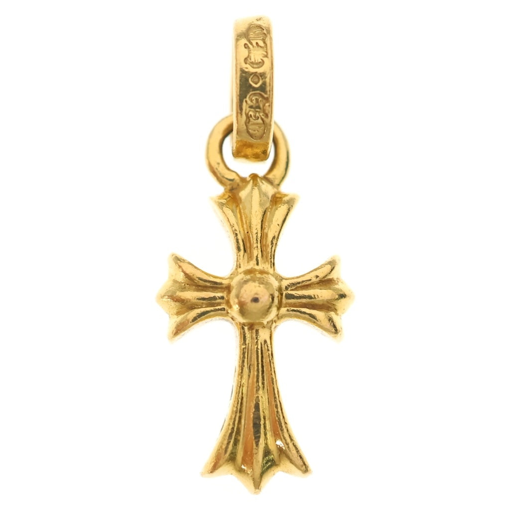 CHROME HEARTS(クロムハーツ) 22K CRS BBYFAT P/DIA ベイビーファットクロス PAVEダイヤ ペンダントトップ ゴールド BCA035