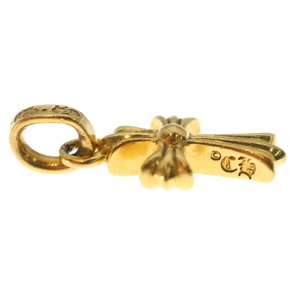 CHROME HEARTS(クロムハーツ) 22K CRS BBYFAT P/DIA ベイビーファットクロス PAVEダイヤ ペンダントトップ ゴールド BCA035