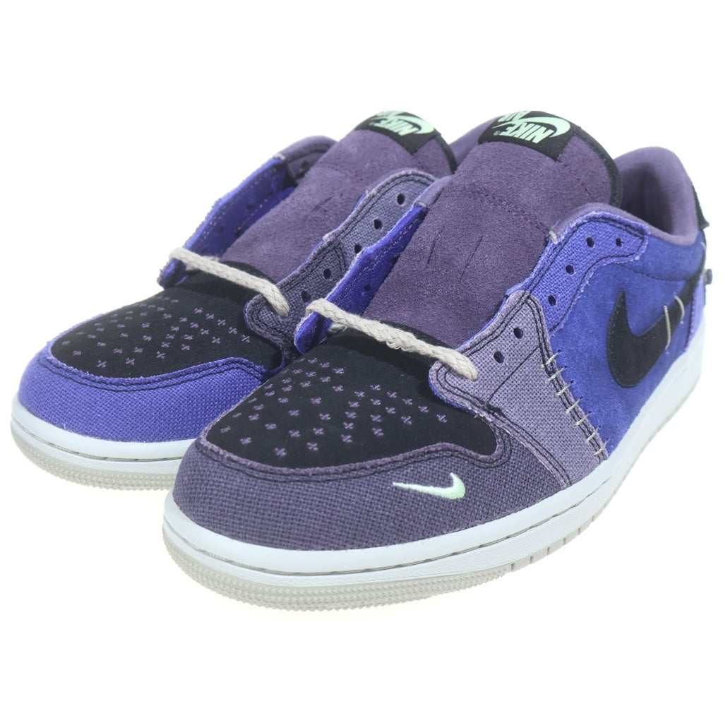NIKE(ナイキ) ×ZION WILLIAMSON AIR JORDAN 1 RETRO LOW OG IH2309-500 ×ザイオン・ウィリアムソン エアジョーダン1 ローカットスニーカー ブルー/パープル US8.5/26.5cm